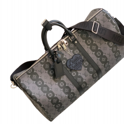 Louis Vuitton x Nigo Keepall Bandouliere 55 Monogram Stripes Eclipse